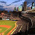 Minnesota Twins Minneapolis Skyline Target Field