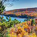 Autumn Colors Overlooking Lax Lake Tettegouche State Park II