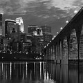 Minneapolis Stone Arch Bridge BW