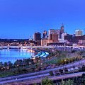 Saint Paul Minnesota Skyline Blue Morning Light